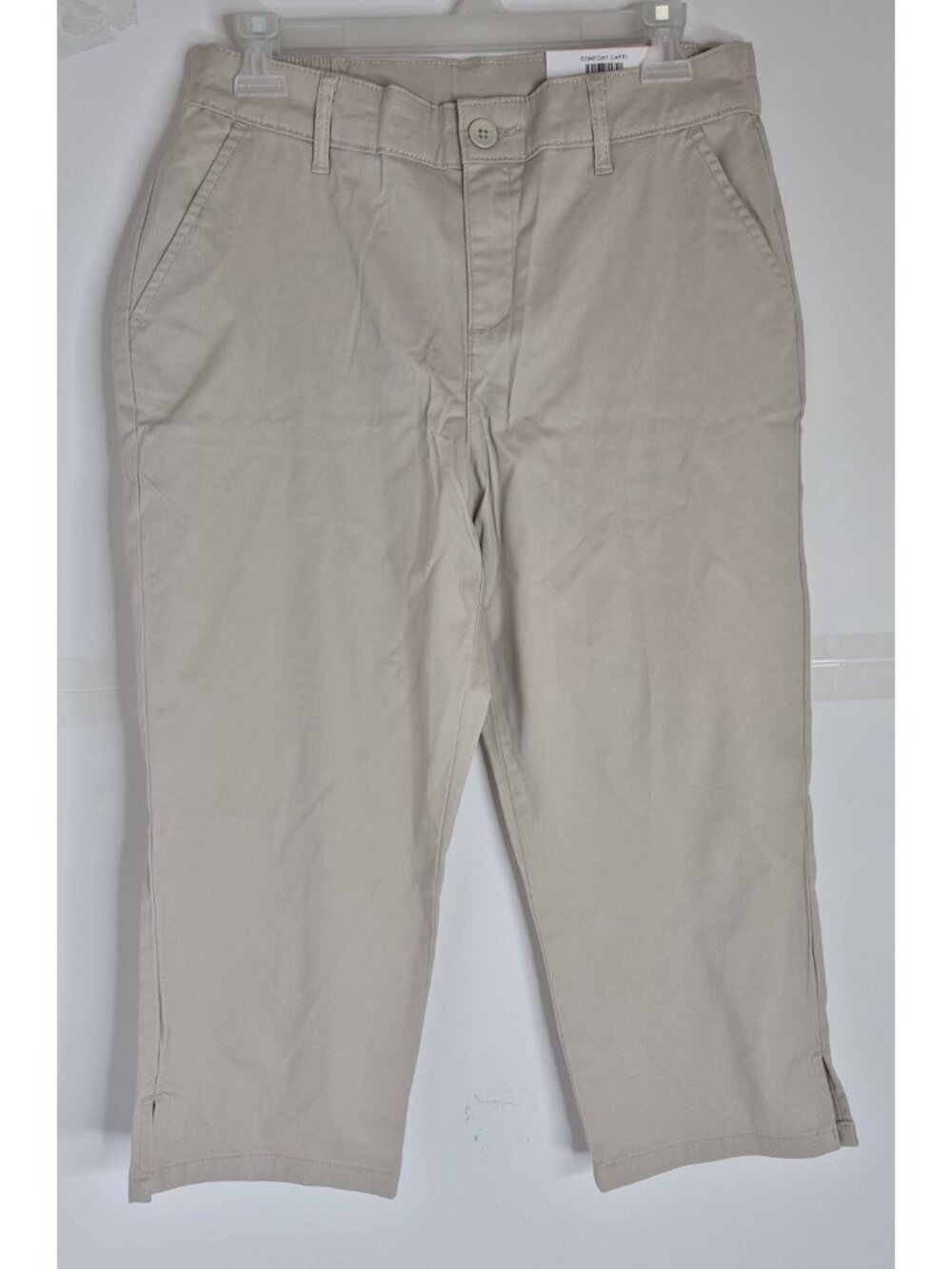 NWT New Style & Co Womens Size 10P Comfort Waist Mid Rise Straight Capri Pants